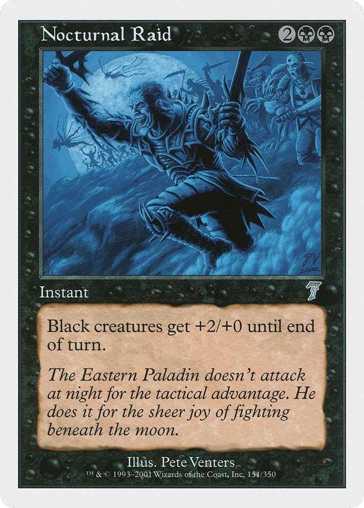 Nocturnal Raid — Seventh Edition — Magic: The Gathering