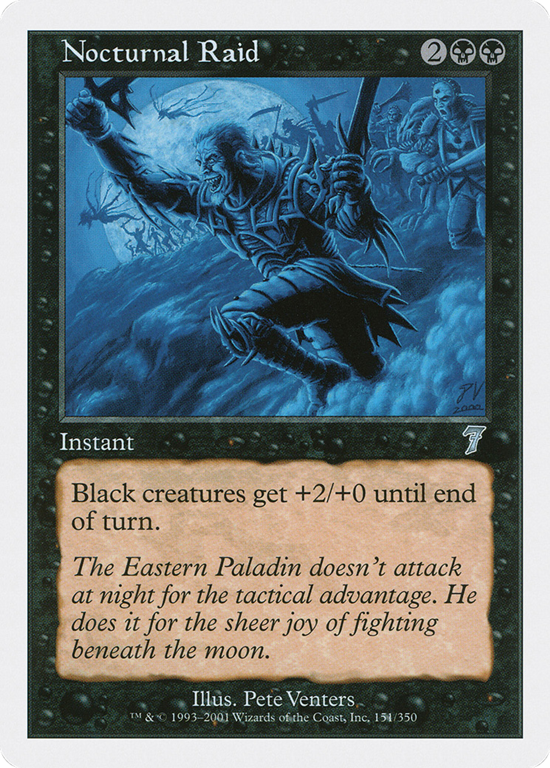 Nocturnal Raid — Seventh Edition — Magic: The Gathering