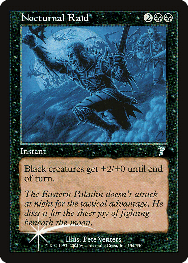 Nocturnal Raid — Seventh Edition — Magic: The Gathering
