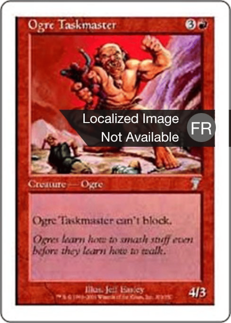 Surveillant ogre — Seventh Edition — Magic: The Gathering