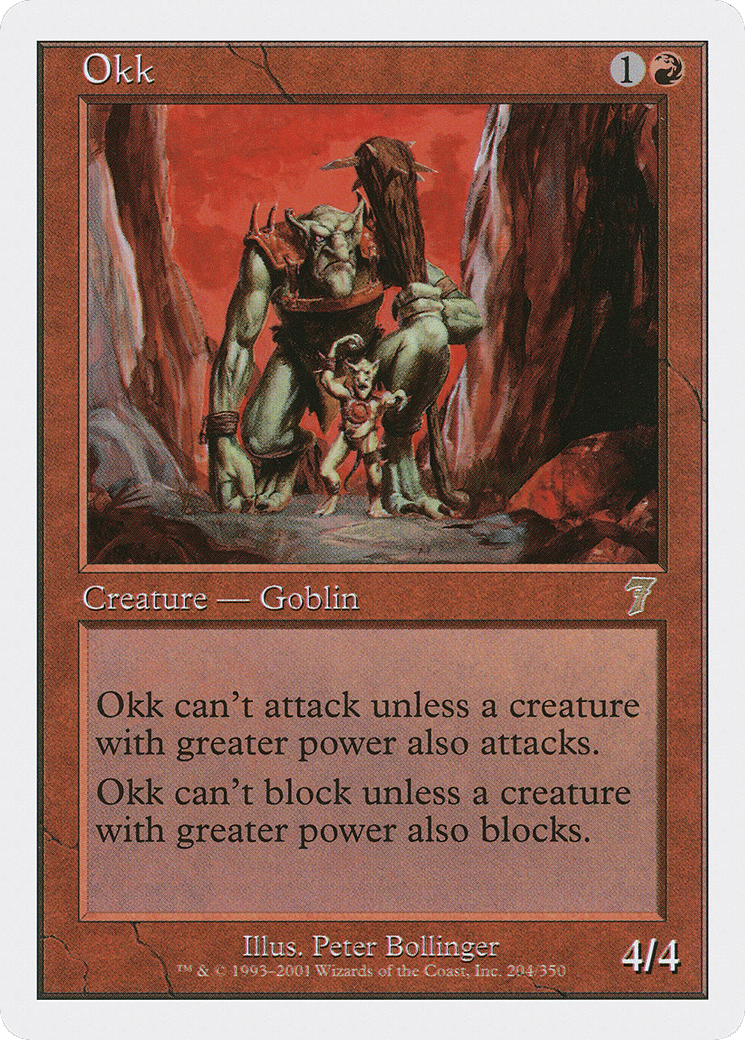 Okk — Seventh Edition — Magic: The Gathering