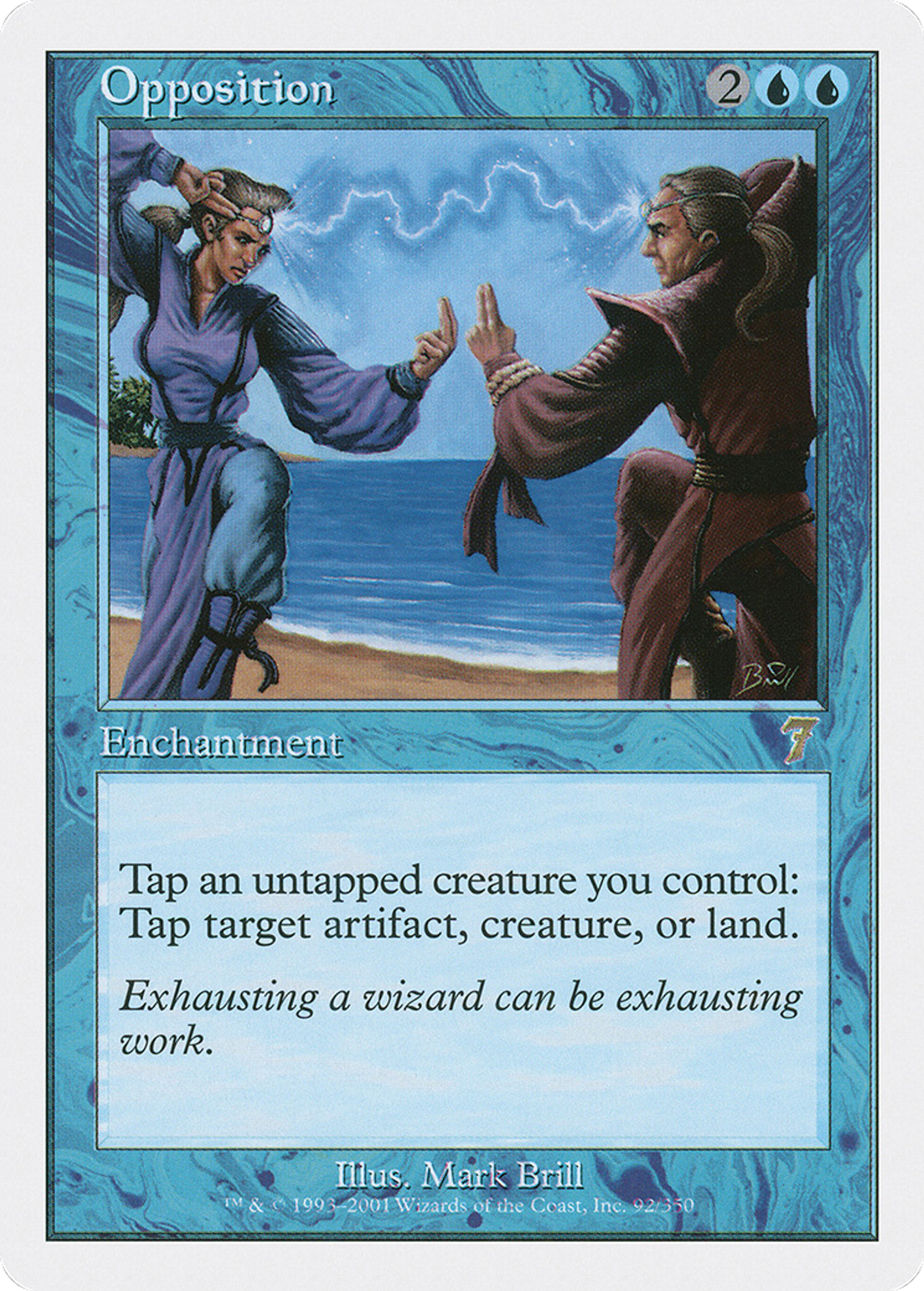 Opposition — Seventh Edition — Magic: The Gathering