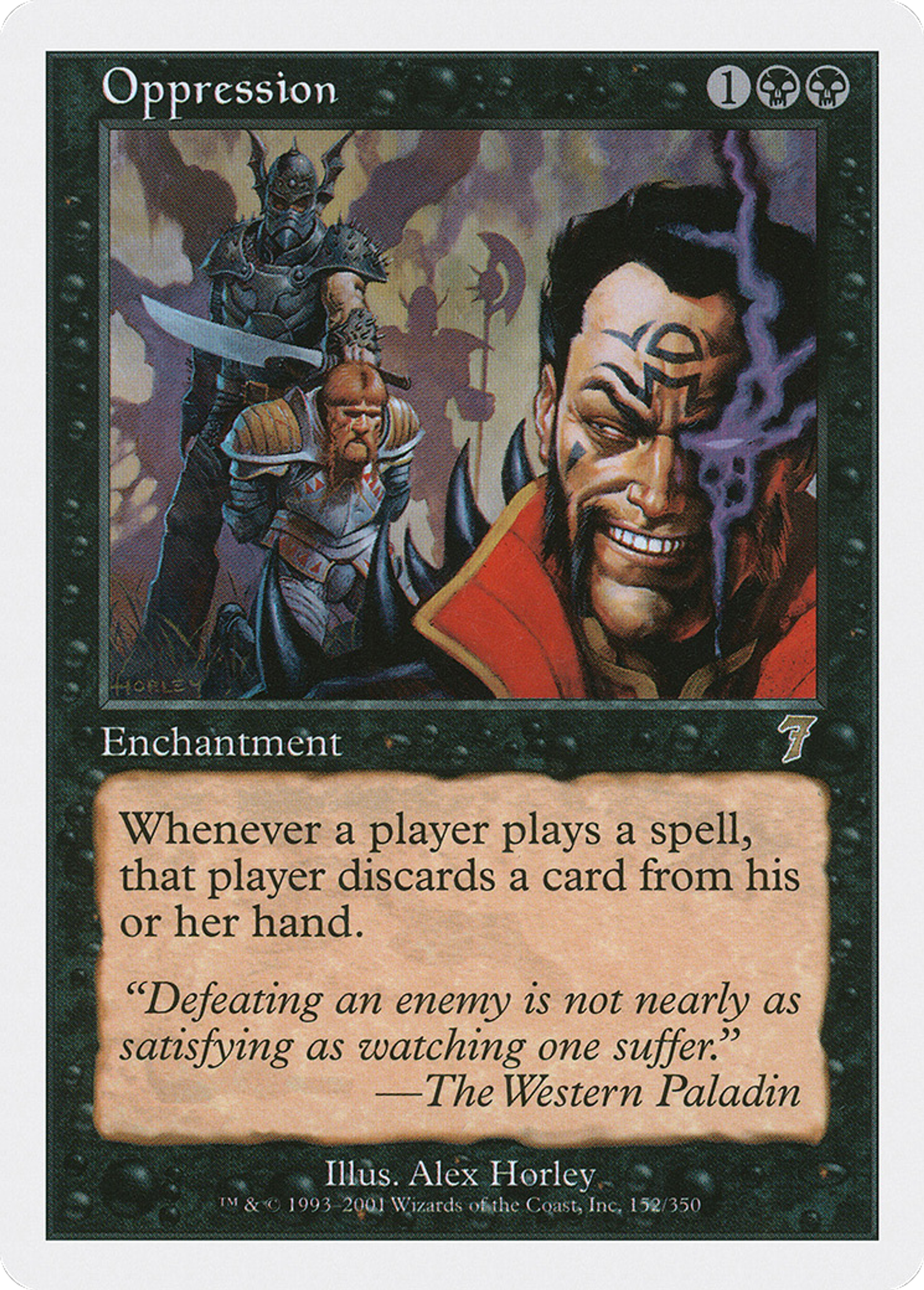 Oppression — Seventh Edition — Magic: The Gathering