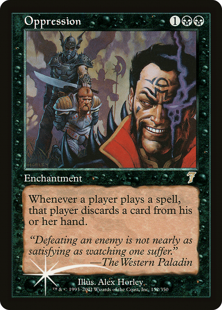 Oppression — Seventh Edition — Magic: The Gathering