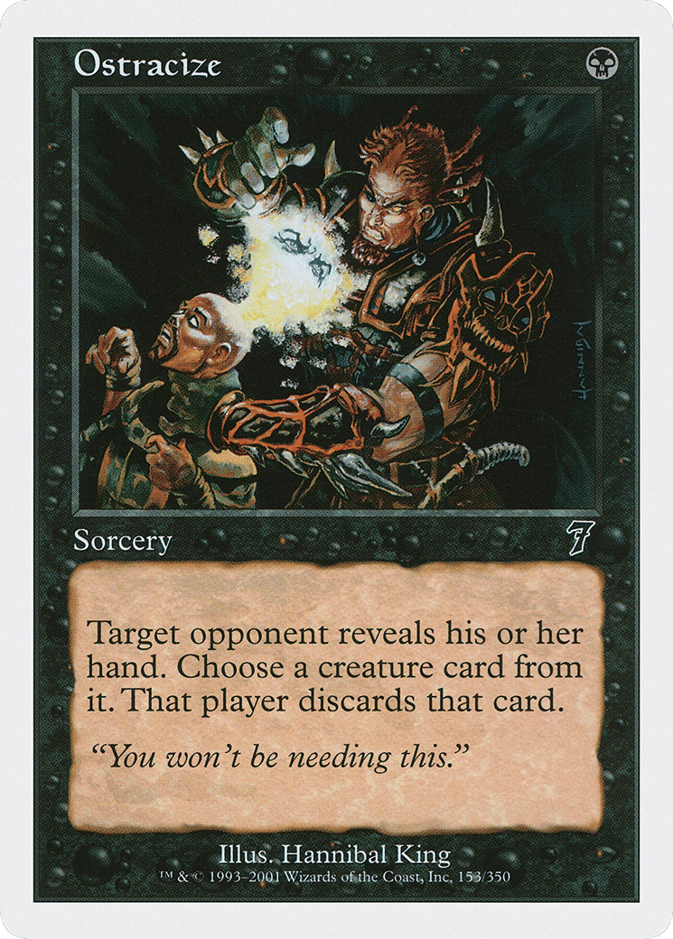 Ostracize — Seventh Edition — Magic: The Gathering