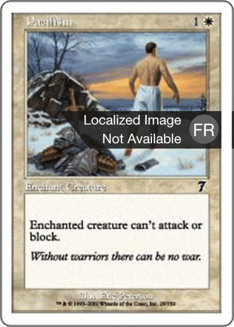 Pacifisme — Seventh Edition — Magic: The Gathering