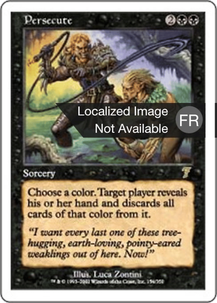Persécution — Seventh Edition — Magic: The Gathering