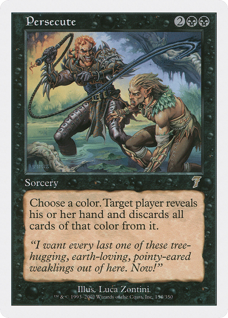 Persecute — Seventh Edition — Magic: The Gathering