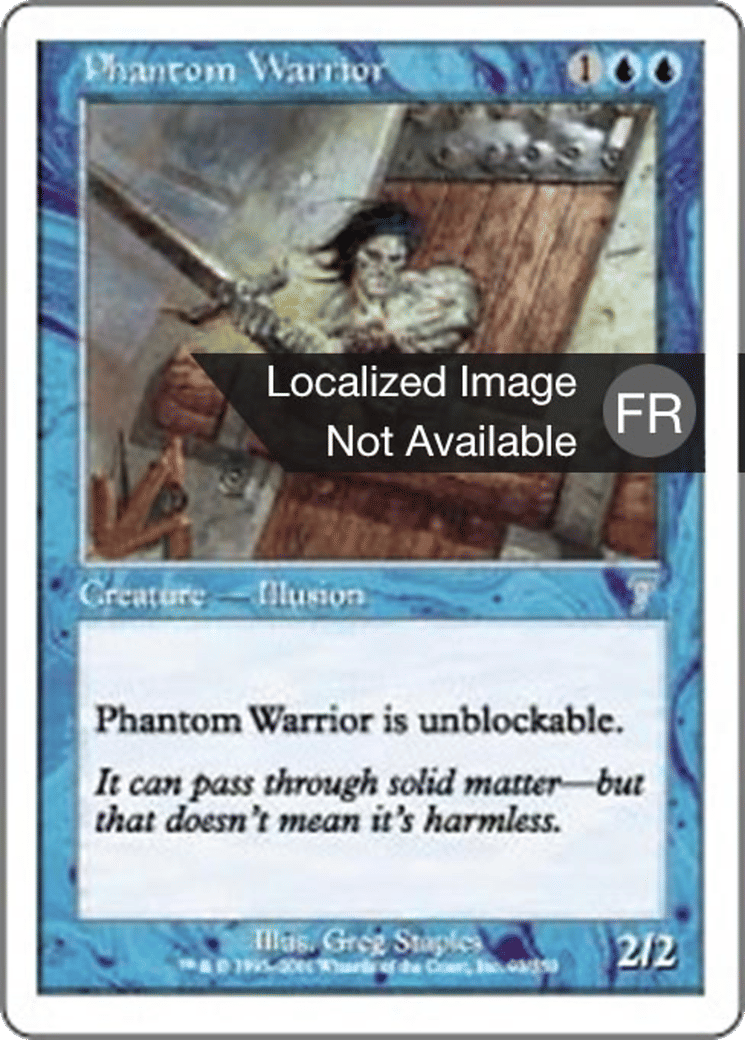 Guerrier fantomatique — Seventh Edition — Magic: The Gathering
