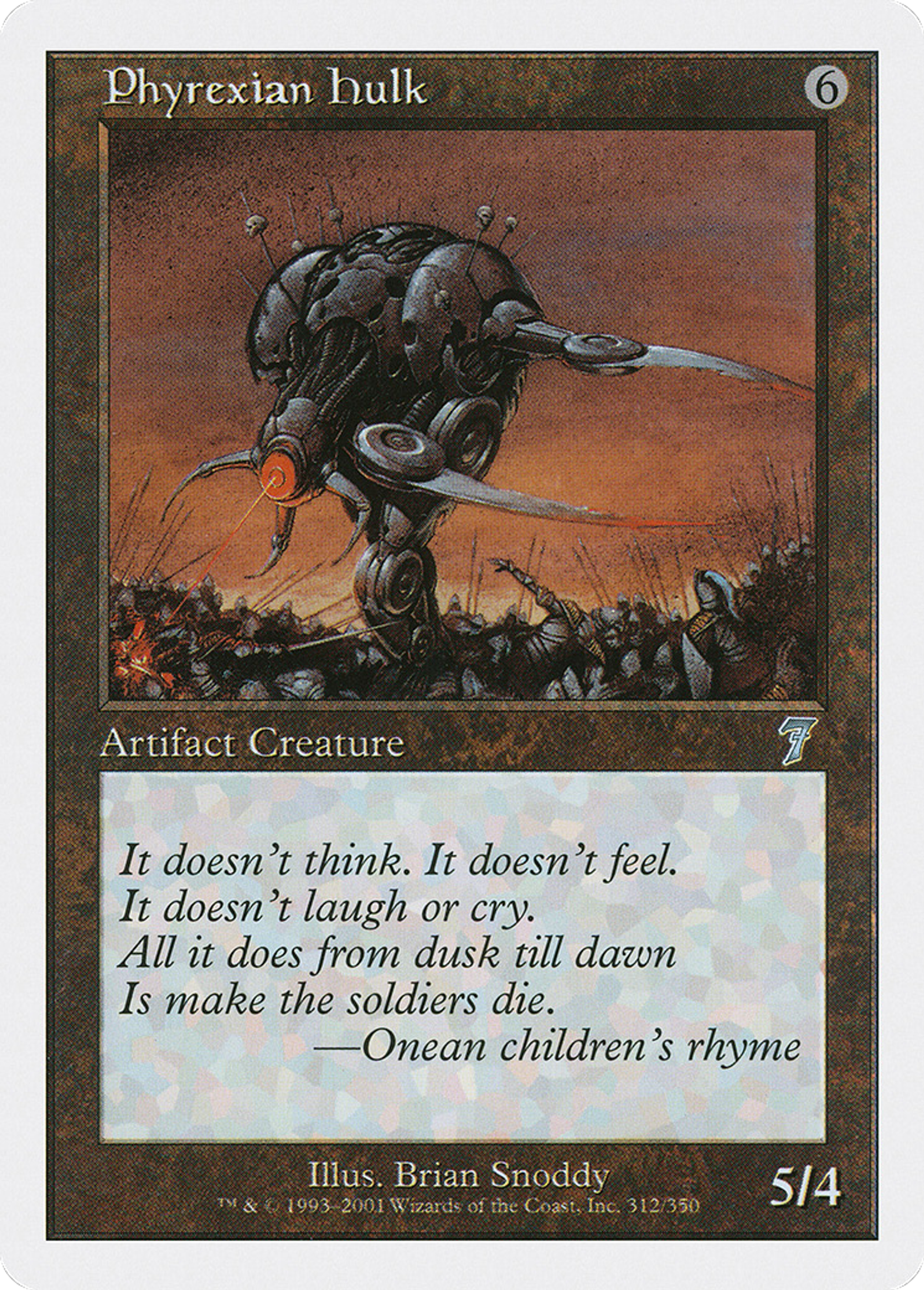 Phyrexian Hulk — Seventh Edition — Magic: The Gathering