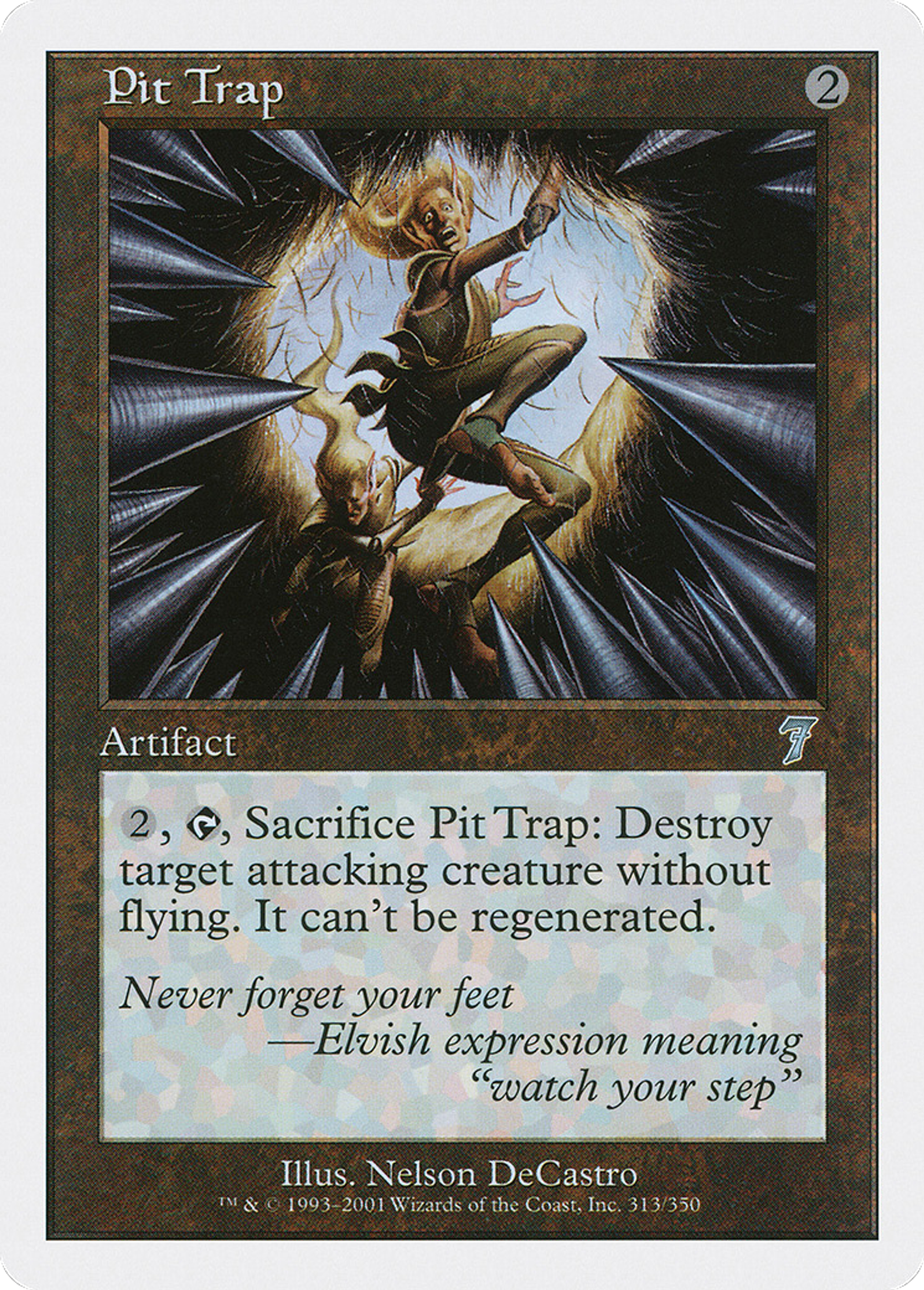 Pit Trap — Seventh Edition — Magic: The Gathering