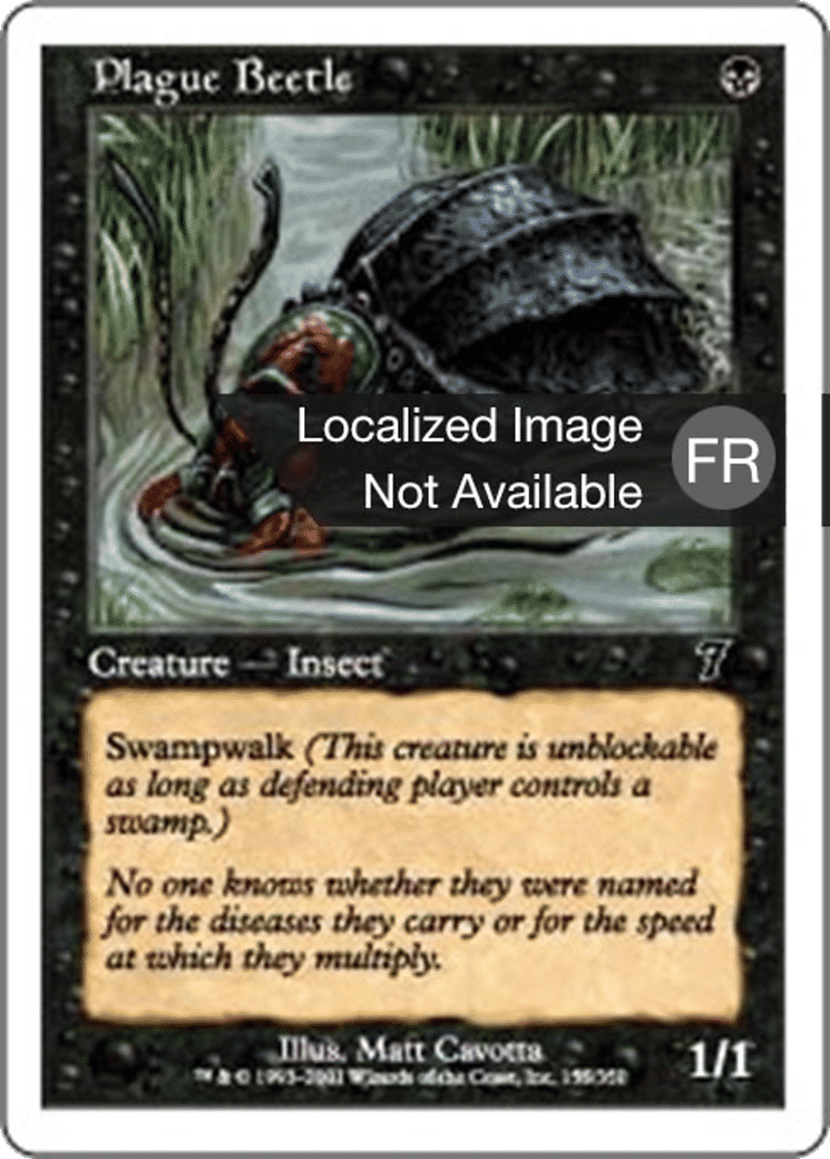 Scarabée de la Peste — Seventh Edition — Magic: The Gathering