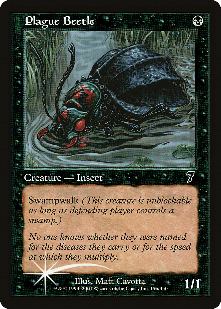 Scarabée de la Peste — Seventh Edition — Magic: The Gathering