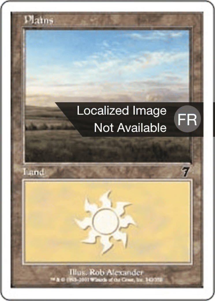 Plaine — Seventh Edition — Magic: The Gathering