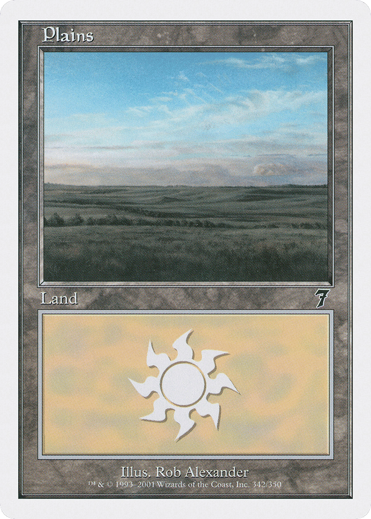 Plains — Seventh Edition — Magic: The Gathering