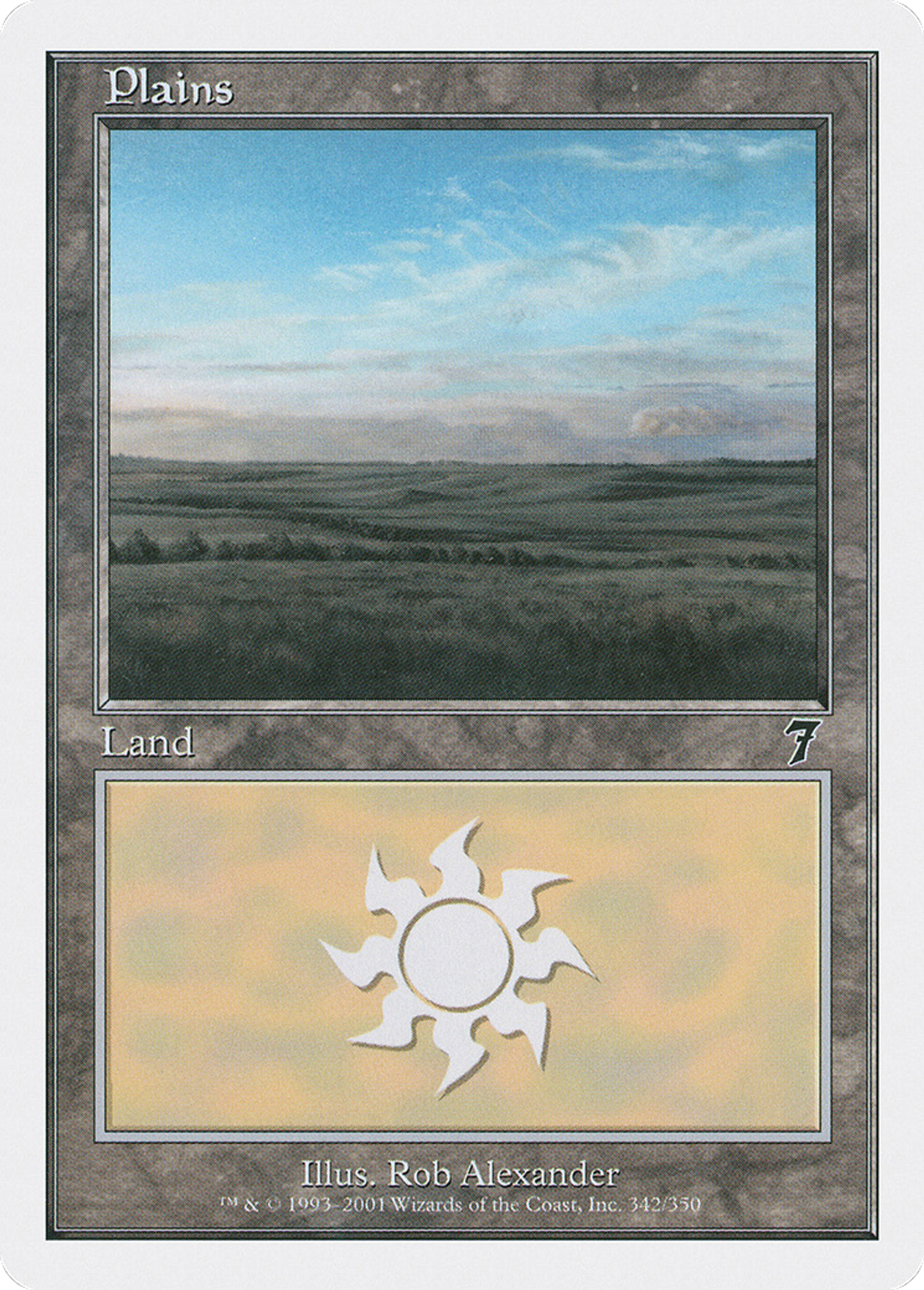 Plaine — Seventh Edition — Magic: The Gathering