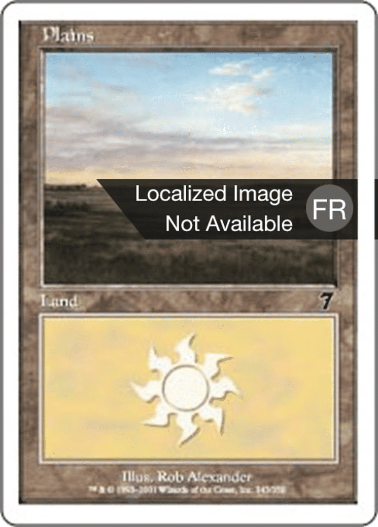 Plaine — Seventh Edition — Magic: The Gathering