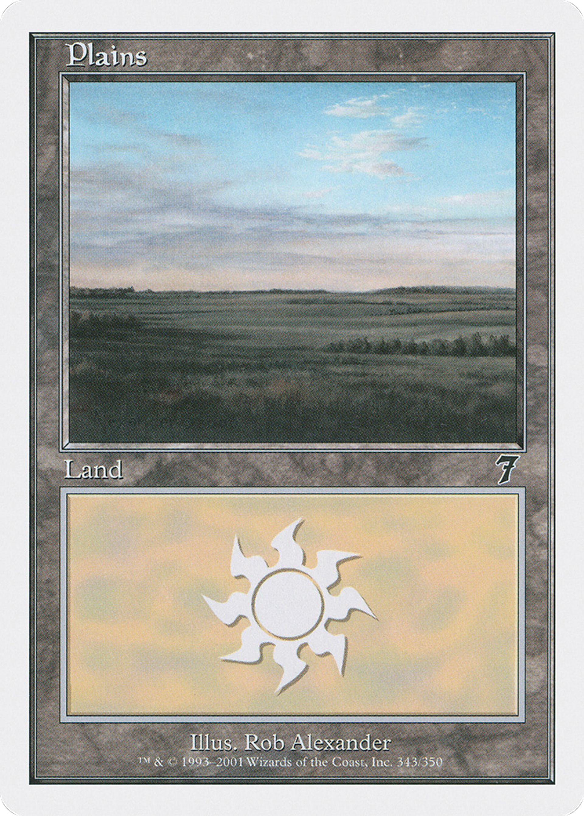Plains — Seventh Edition — Magic: The Gathering