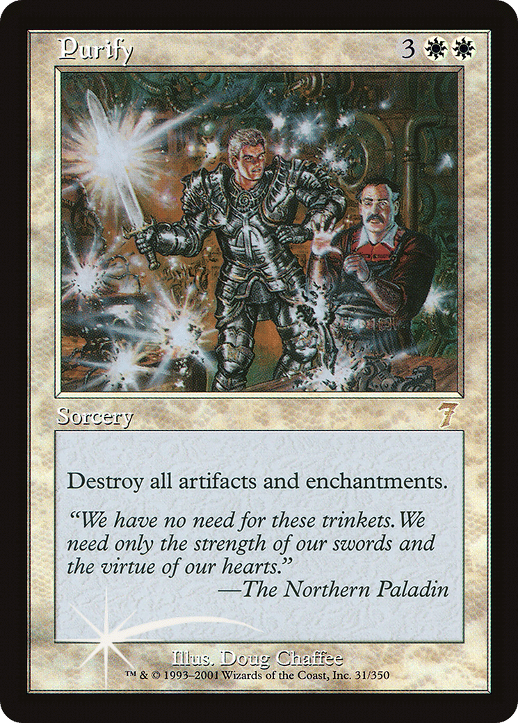 Purify — Seventh Edition — Magic: The Gathering