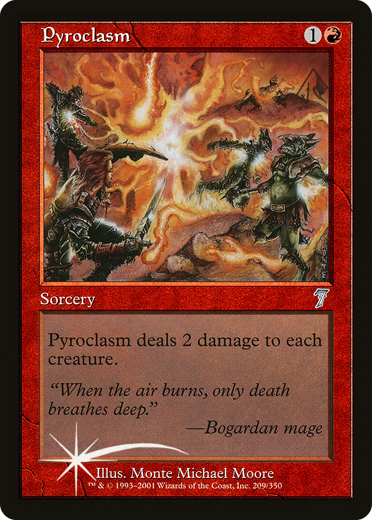 Pyroclasm — Seventh Edition — Magic: The Gathering