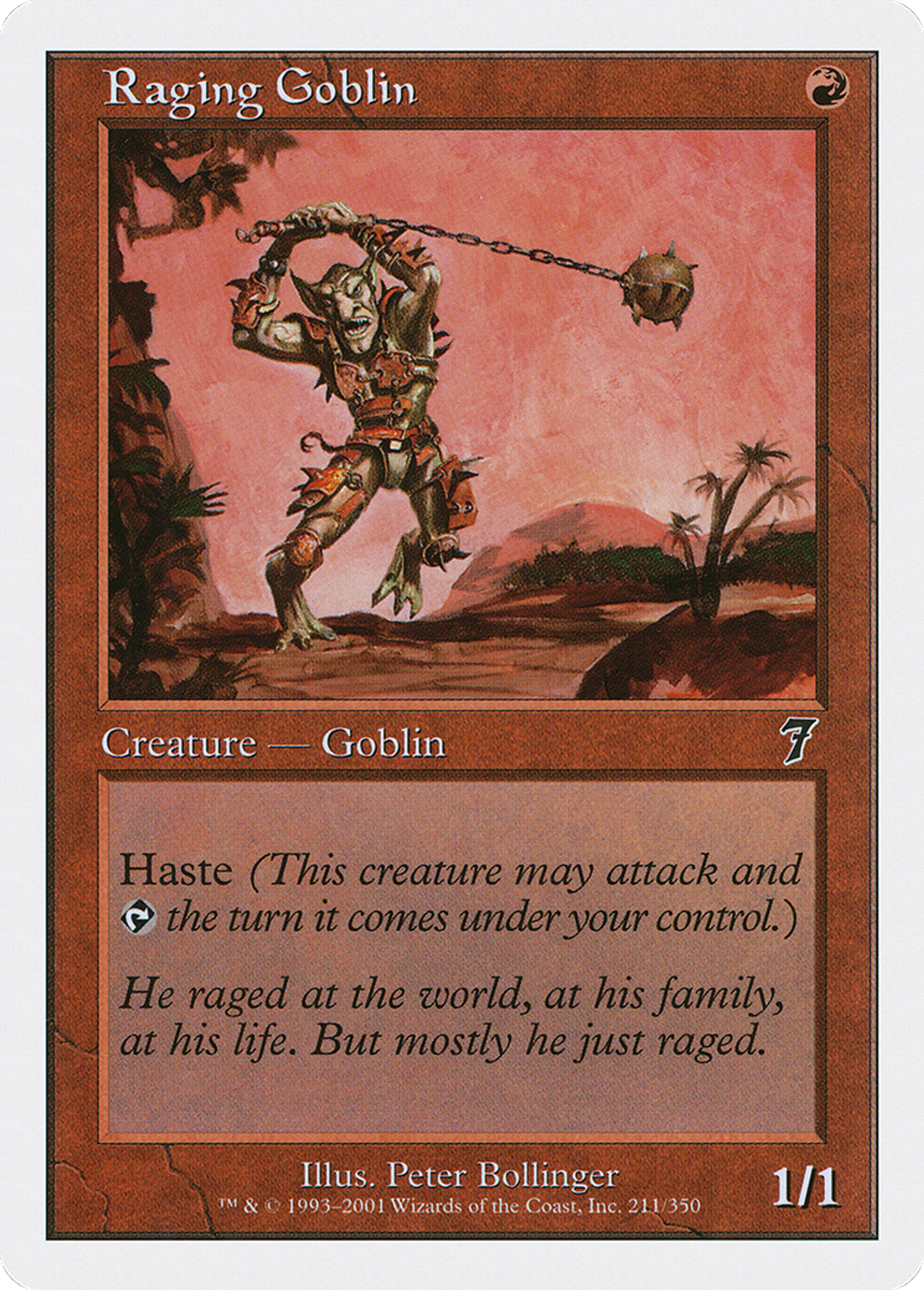 Gobelin enragé — Seventh Edition — Magic: The Gathering