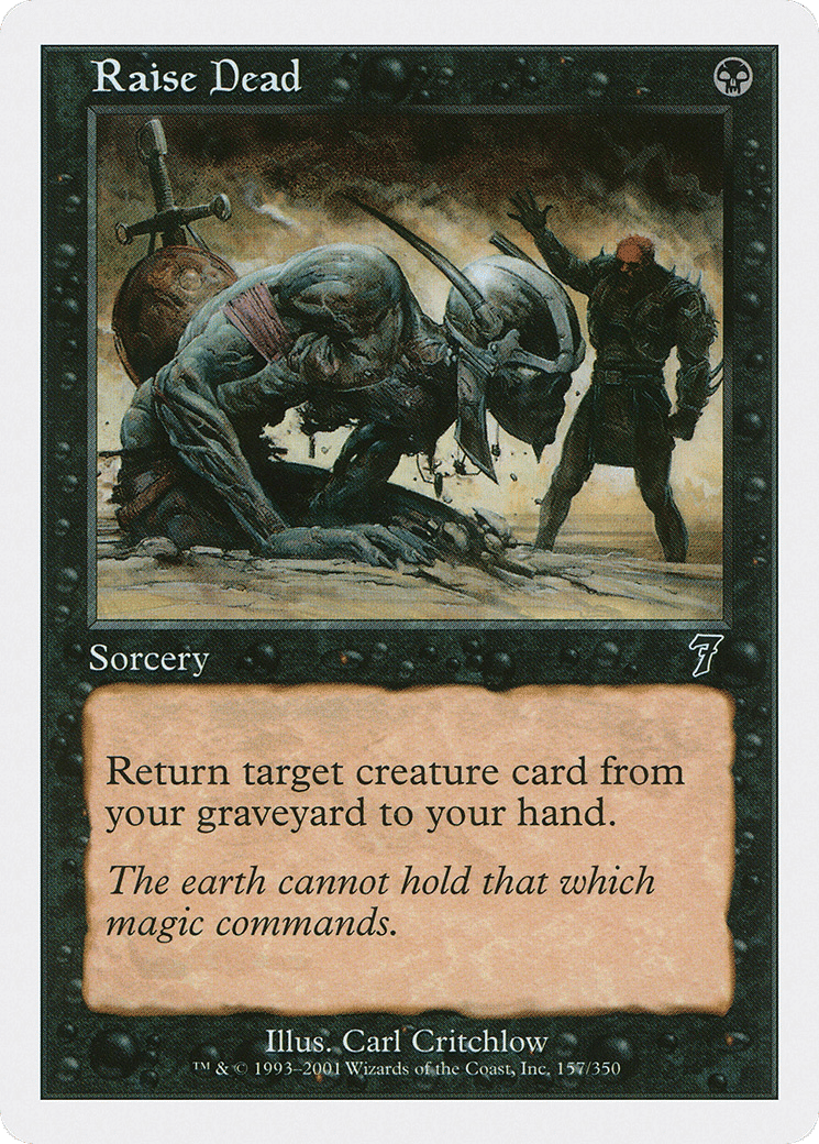 Raise Dead — Seventh Edition — Magic: The Gathering