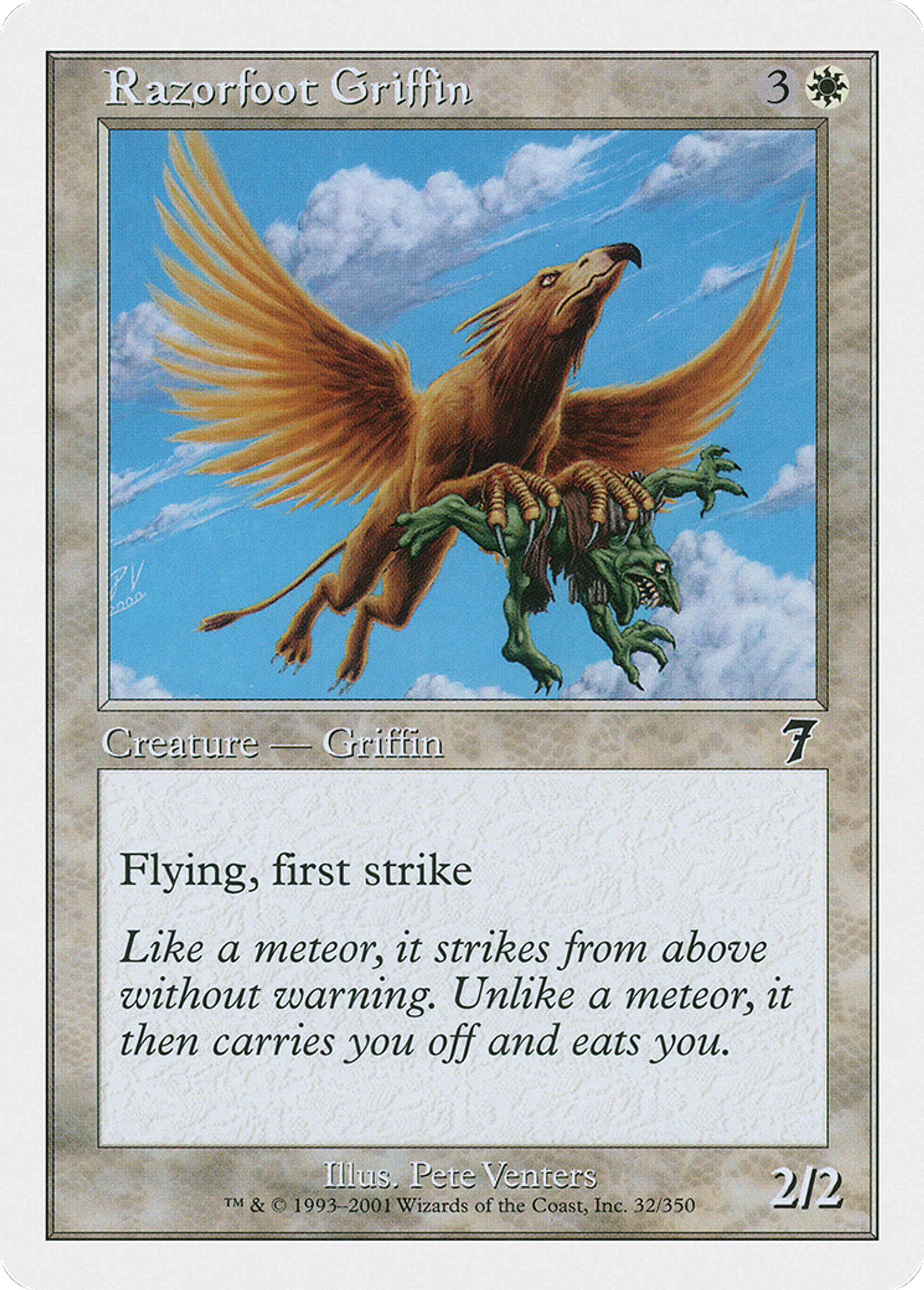 Griffon serres-rasoir — Seventh Edition — Magic: The Gathering