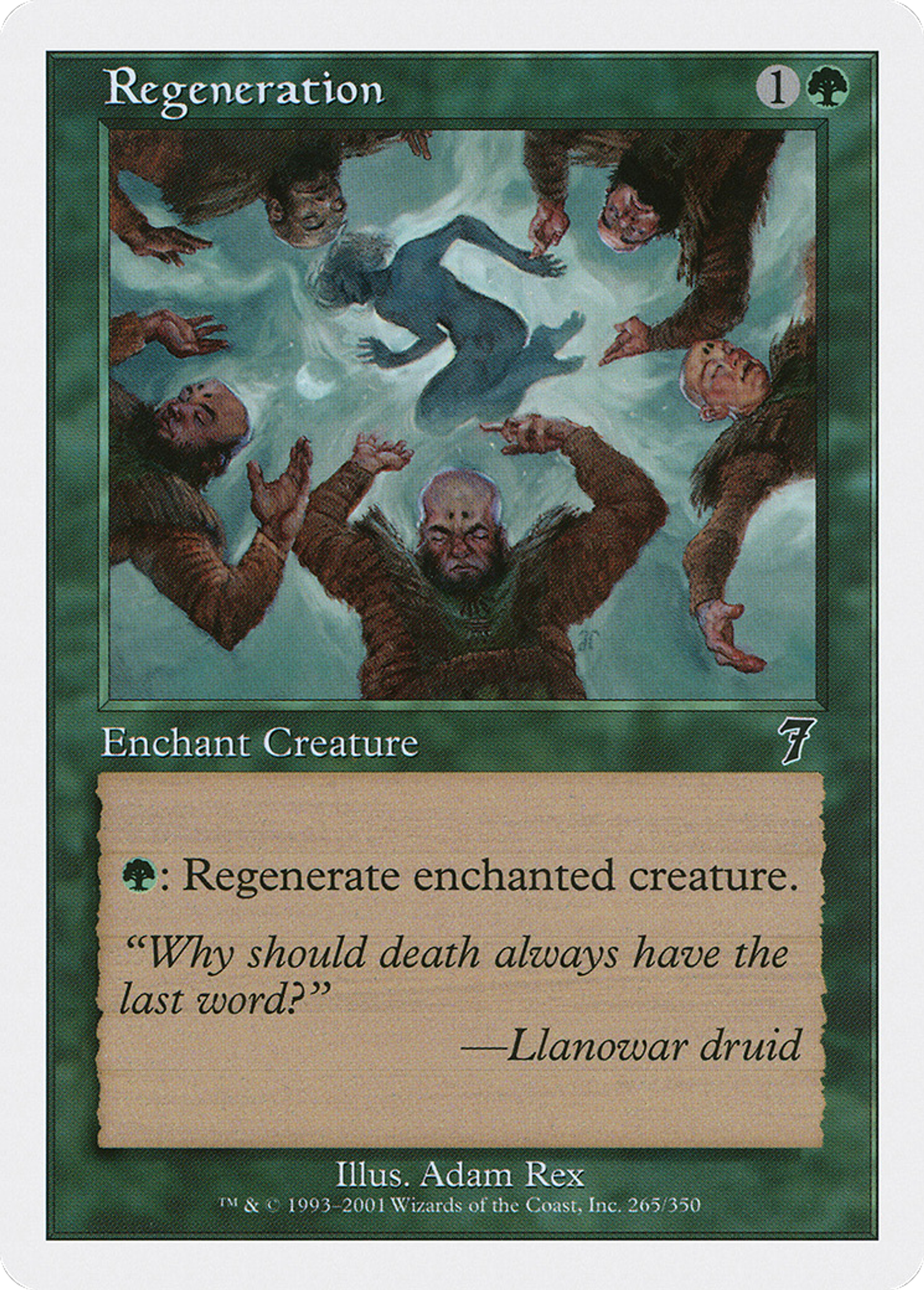 Regeneration — Seventh Edition — Magic: The Gathering