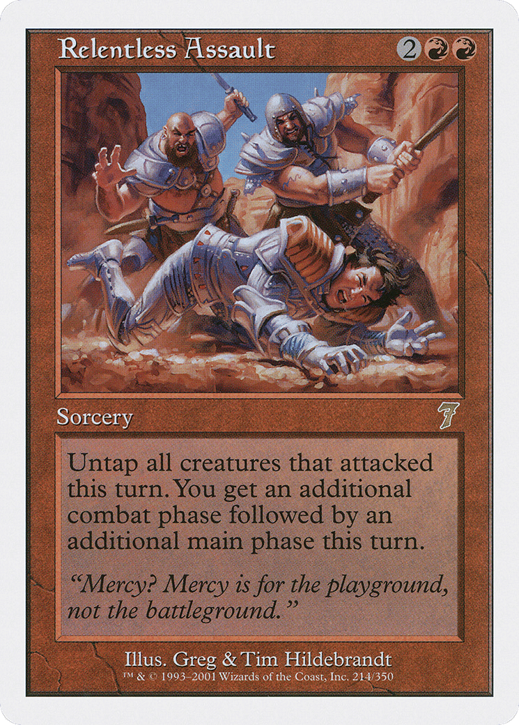 Relentless Assault — Seventh Edition — Magic: The Gathering