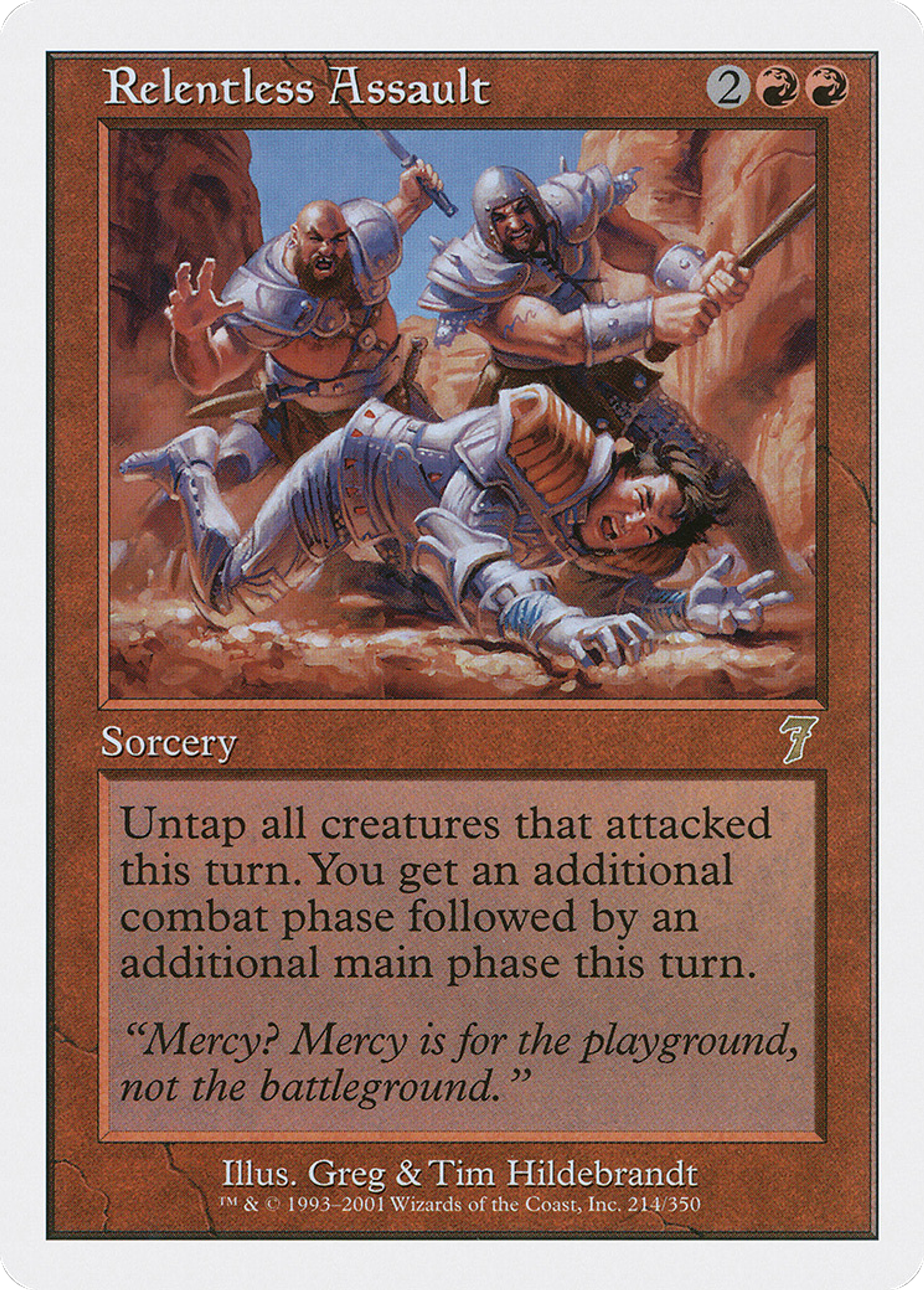 Assaut implacable — Seventh Edition — Magic: The Gathering