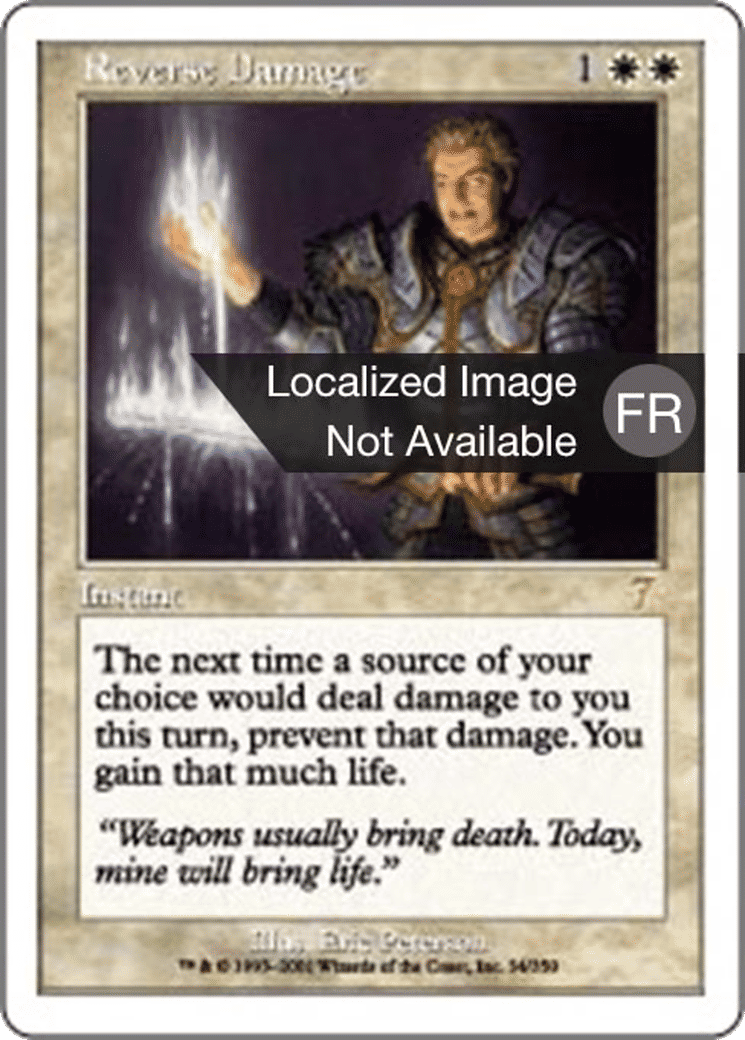 Inversion des dégâts — Seventh Edition — Magic: The Gathering