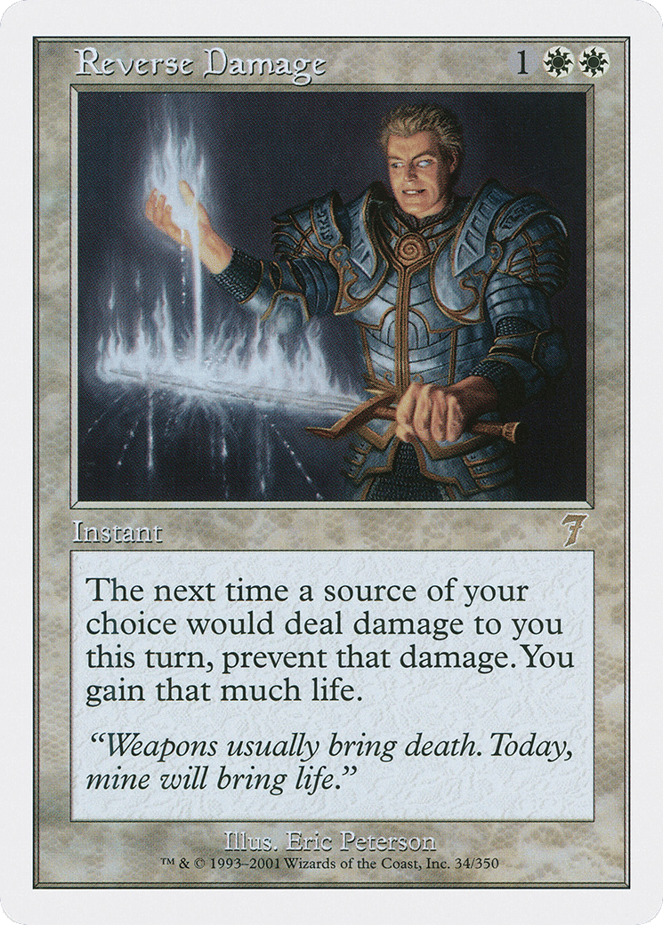 Reverse Damage — Seventh Edition — Magic: The Gathering