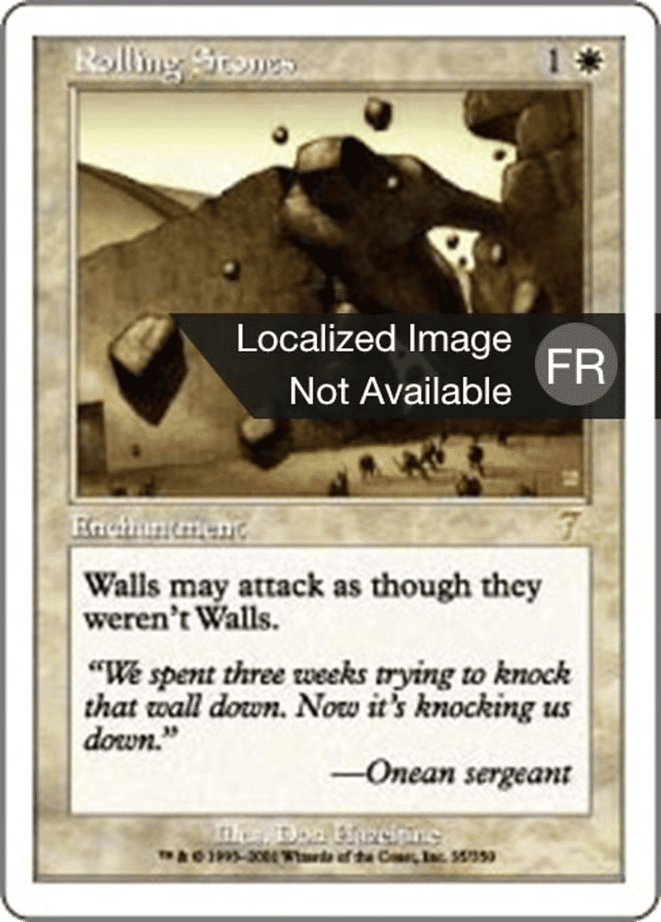 Pierres agressives — Seventh Edition — Magic: The Gathering