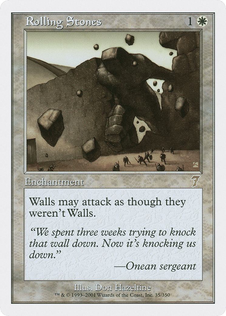 Rolling Stones — Seventh Edition — Magic: The Gathering