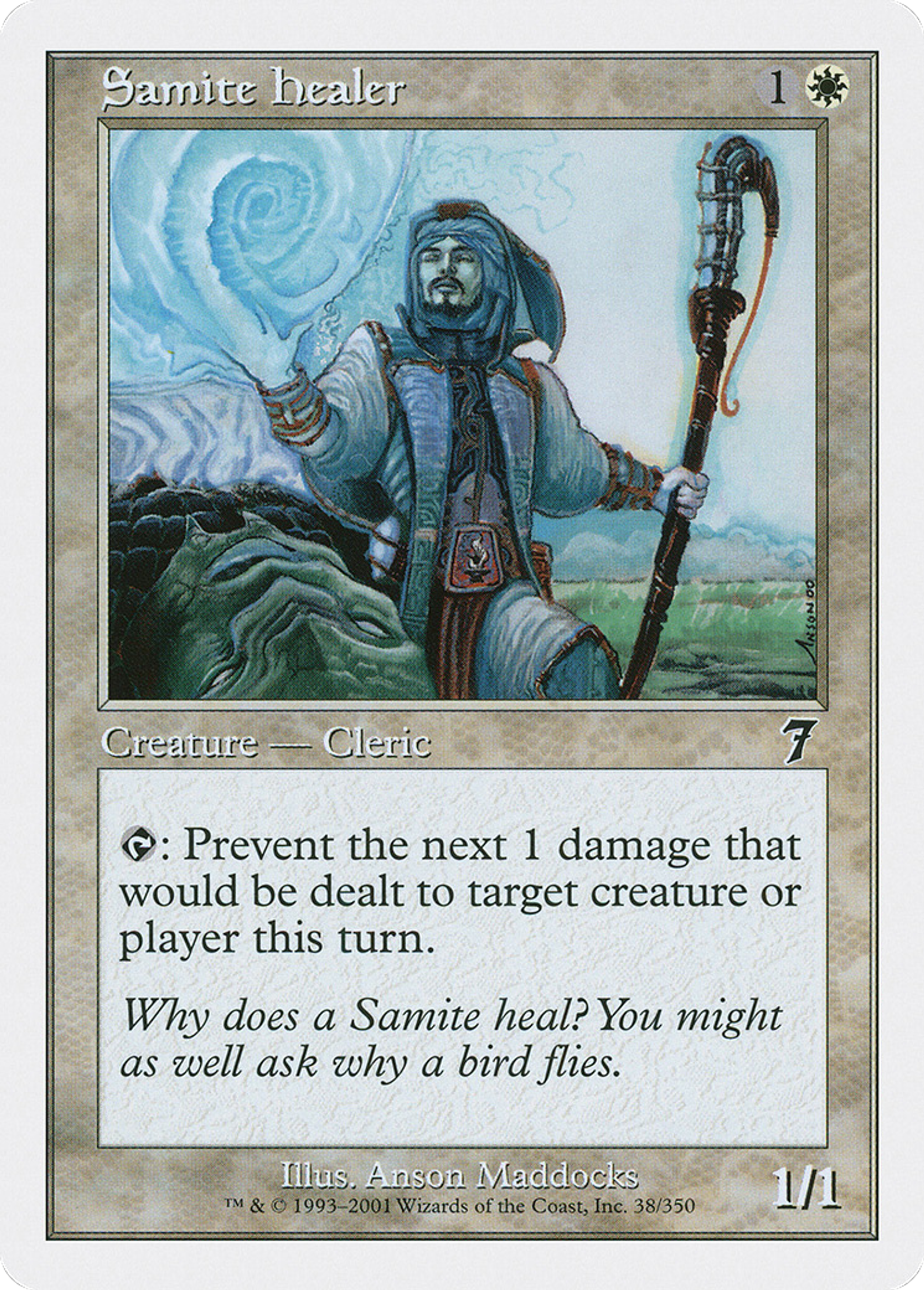 Guérisseur sanctif — Seventh Edition — Magic: The Gathering