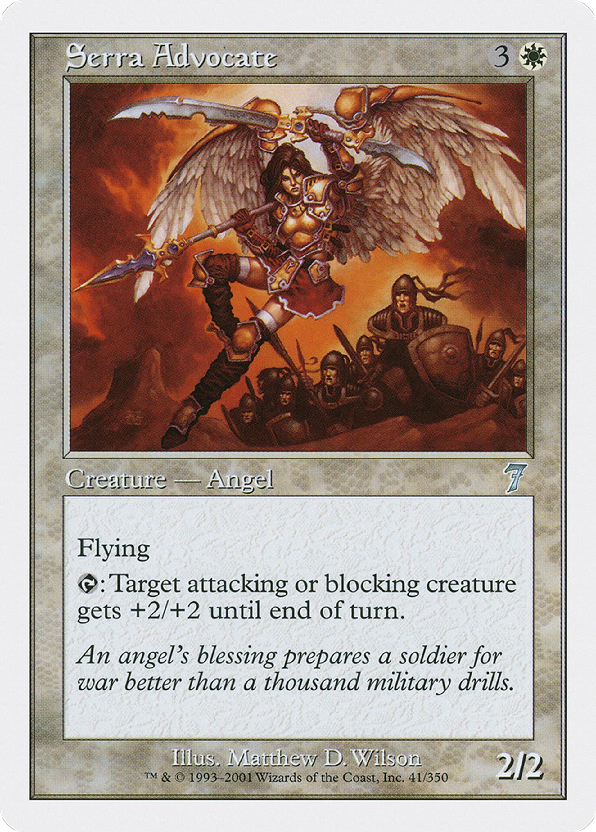 Partisane de Serra — Seventh Edition — Magic: The Gathering
