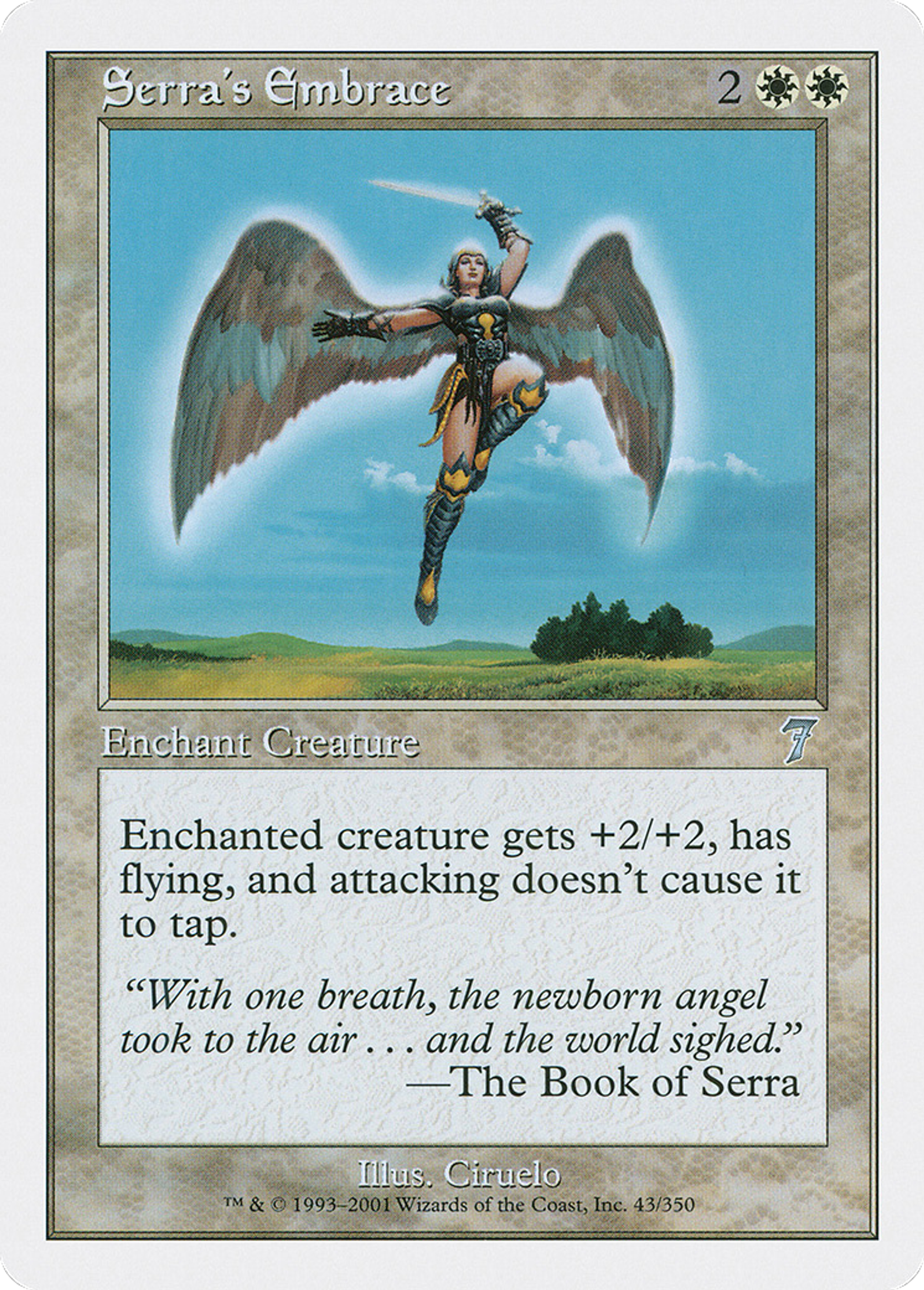 Étreinte de Serra — Seventh Edition — Magic: The Gathering