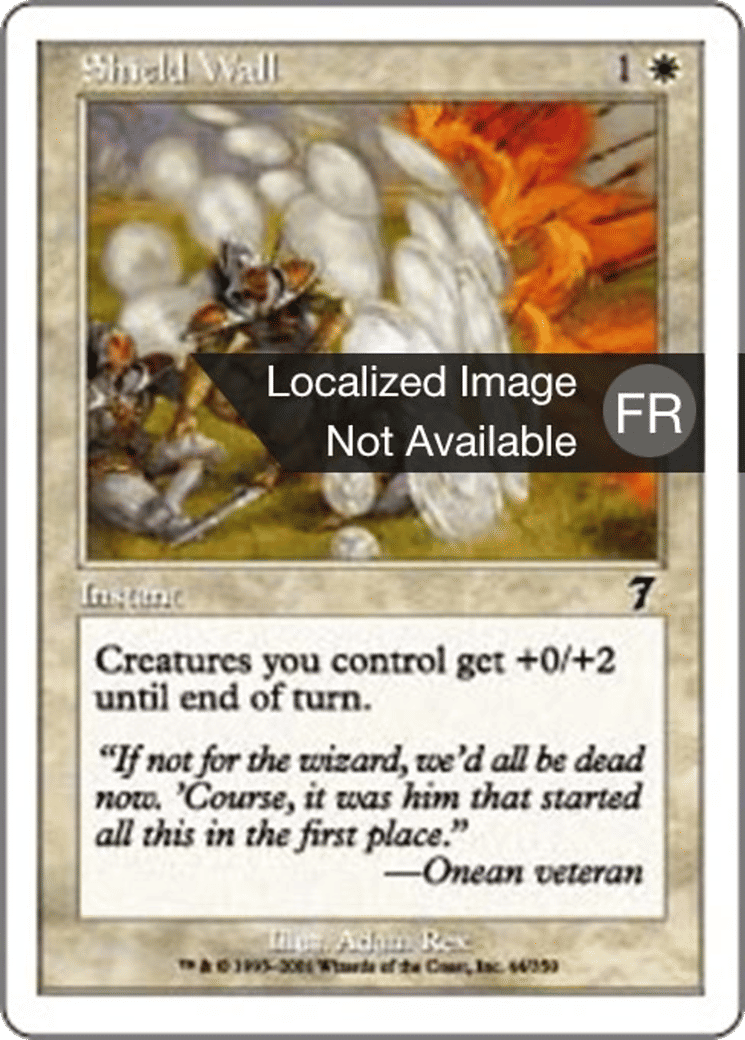 Front de boucliers — Seventh Edition — Magic: The Gathering
