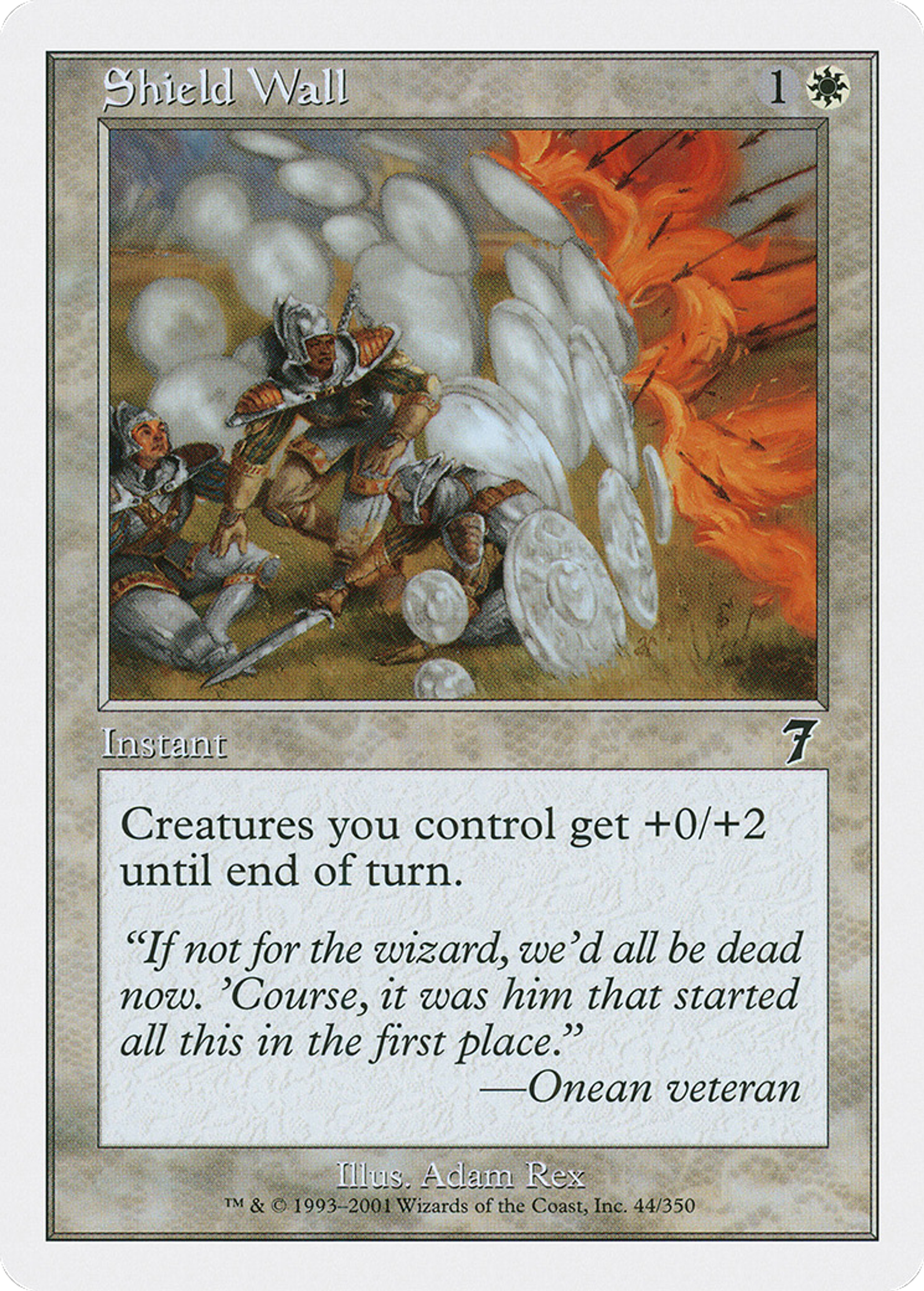Shield Wall — Seventh Edition — Magic: The Gathering