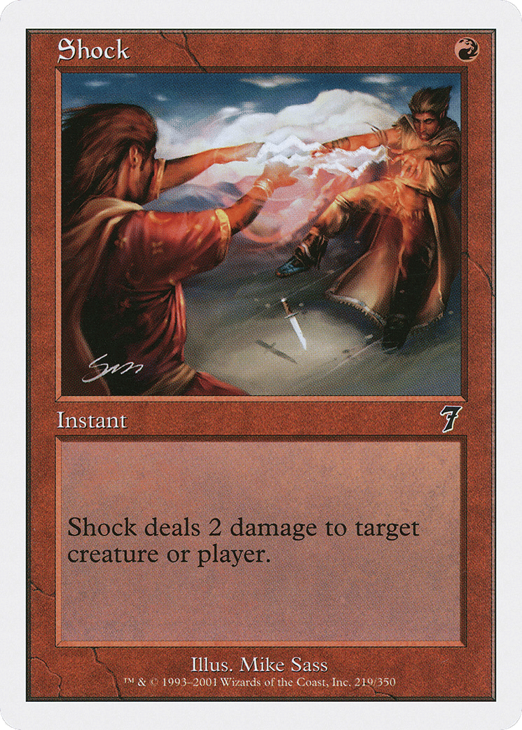 Shock — Seventh Edition — Magic: The Gathering