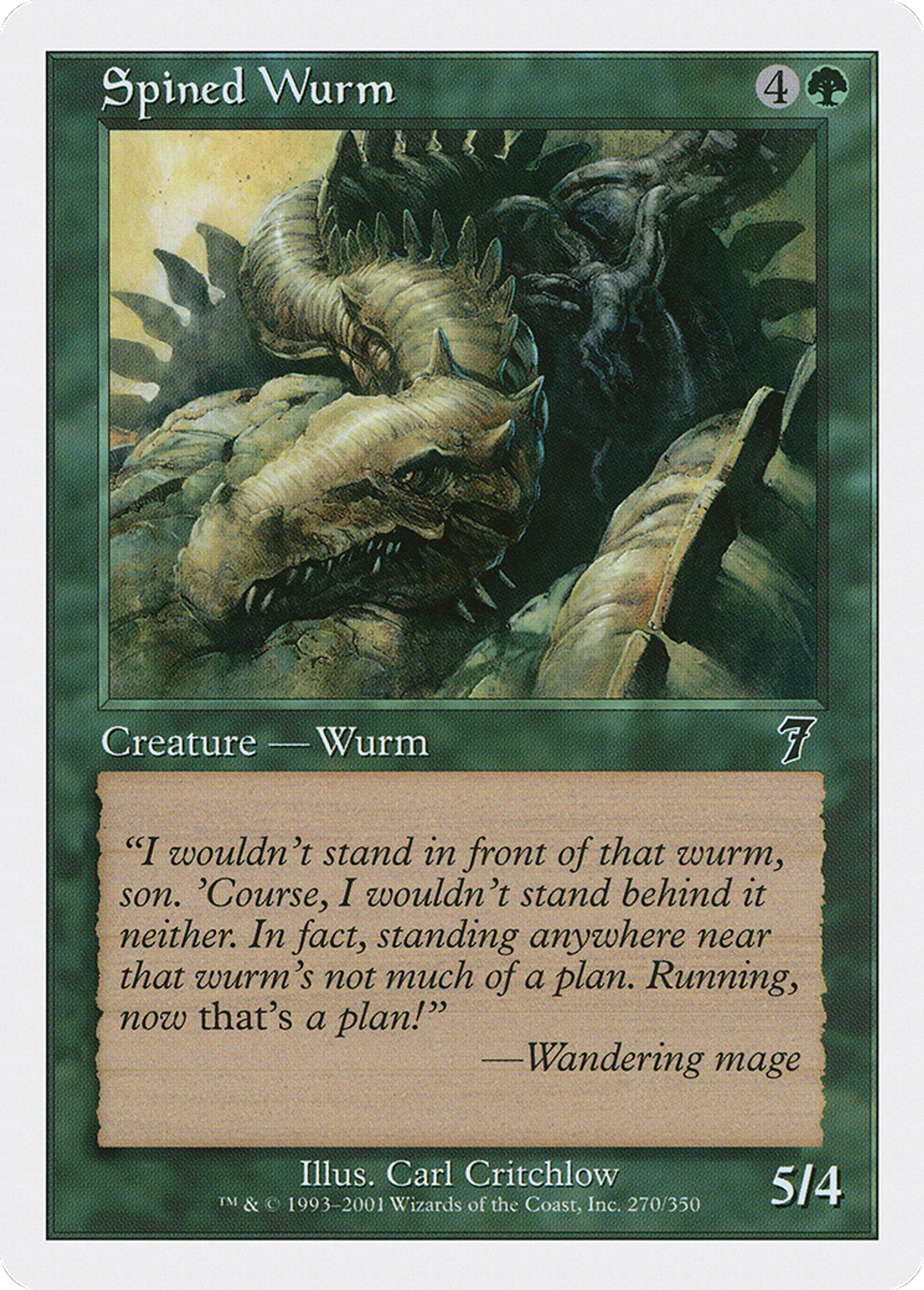 Guivre à piquants — Seventh Edition — Magic: The Gathering