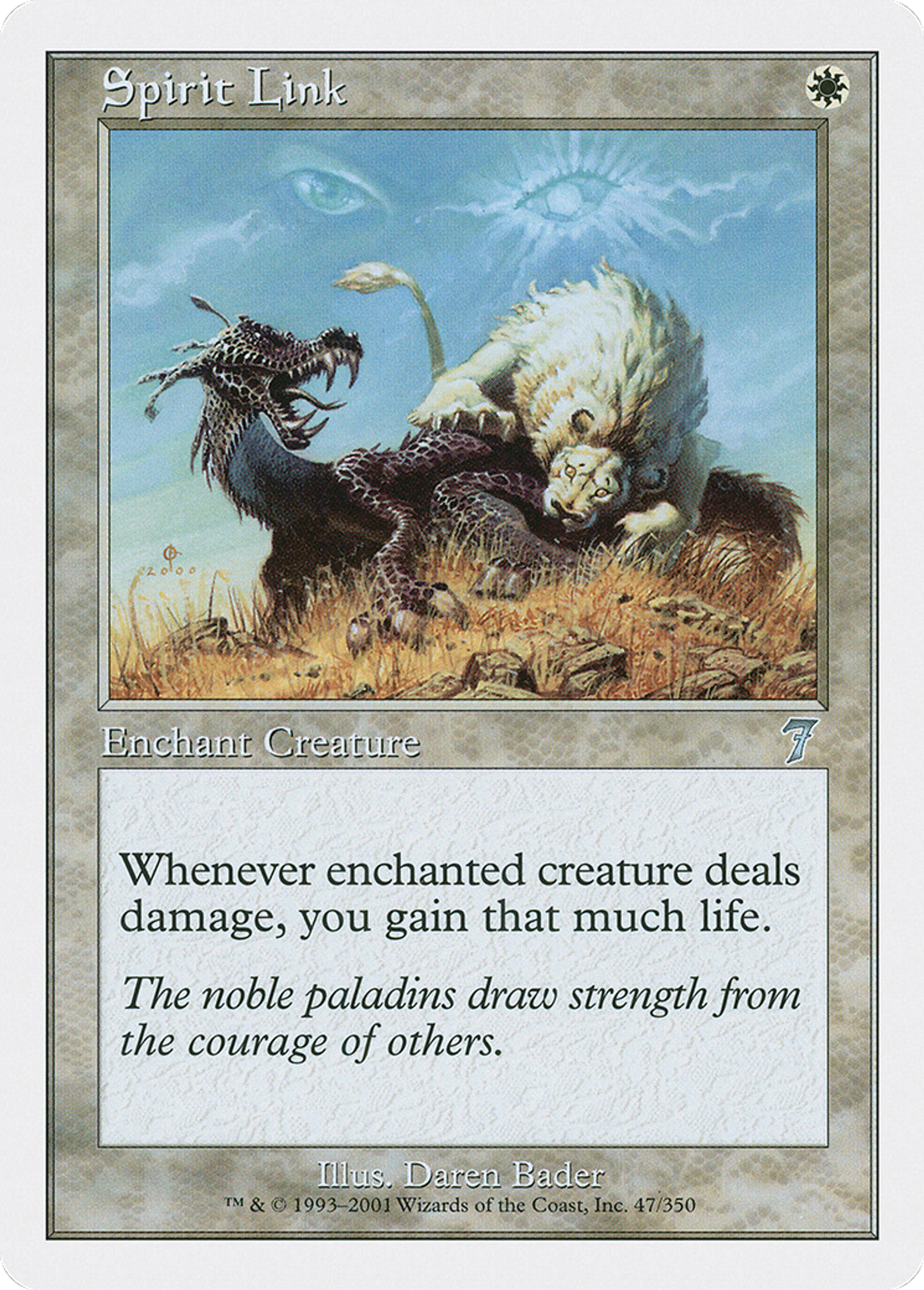 Spirit Link — Seventh Edition — Magic: The Gathering