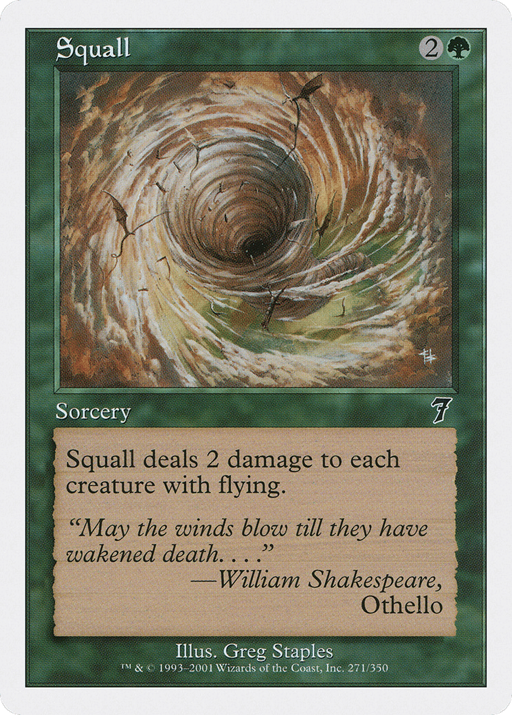 Squall — Seventh Edition — Magic: The Gathering