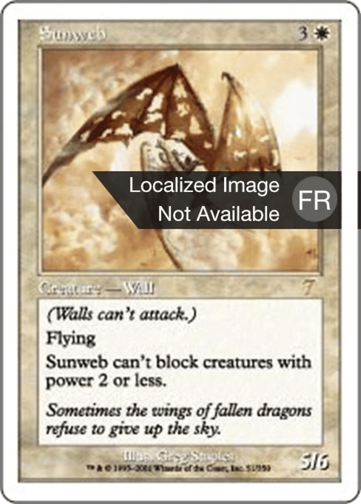 Toile solaire — Seventh Edition — Magic: The Gathering