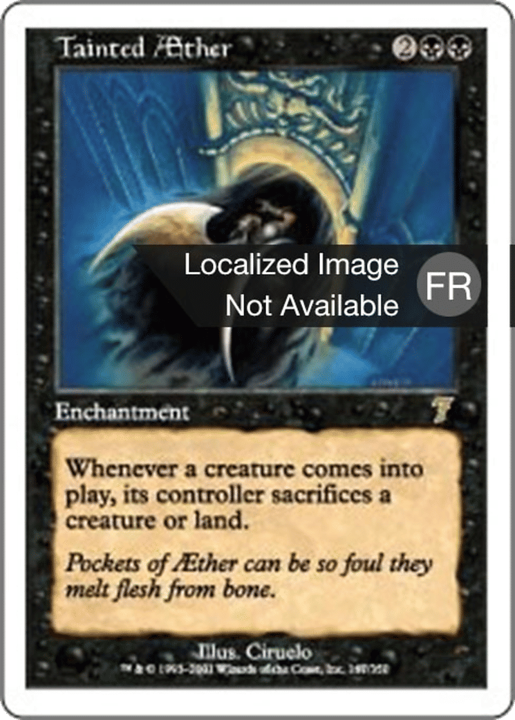 Aether souillé — Seventh Edition — Magic: The Gathering