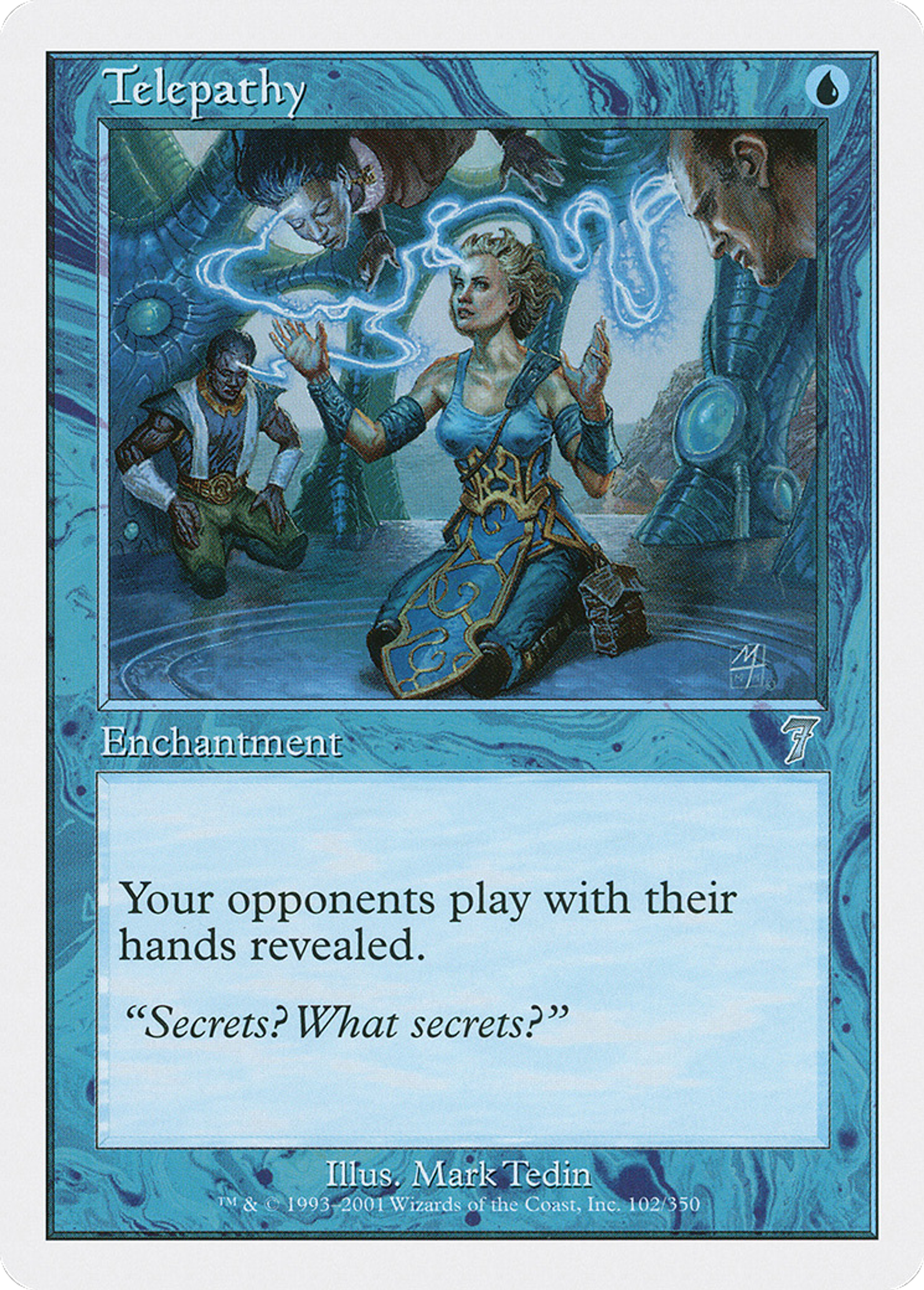 Télépathie — Seventh Edition — Magic: The Gathering