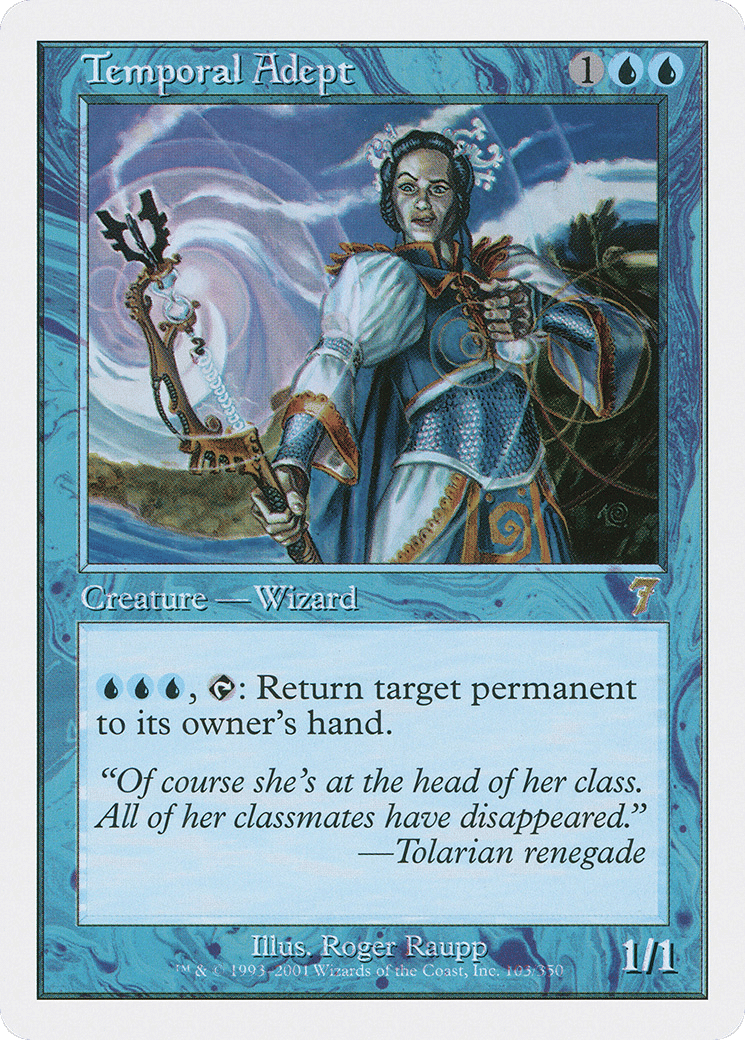 Temporal Adept — Seventh Edition — Magic: The Gathering