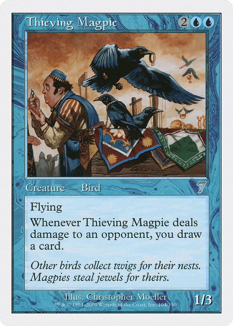 Thieving Magpie — Seventh Edition — Magic: The Gathering