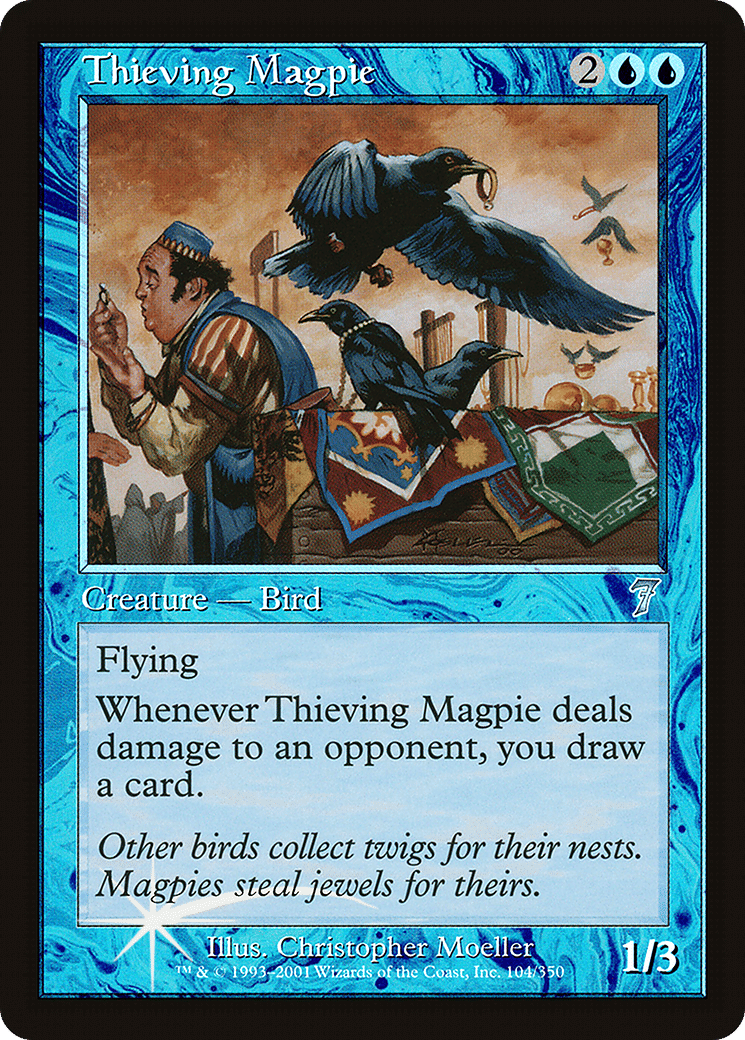 Thieving Magpie — Seventh Edition — Magic: The Gathering