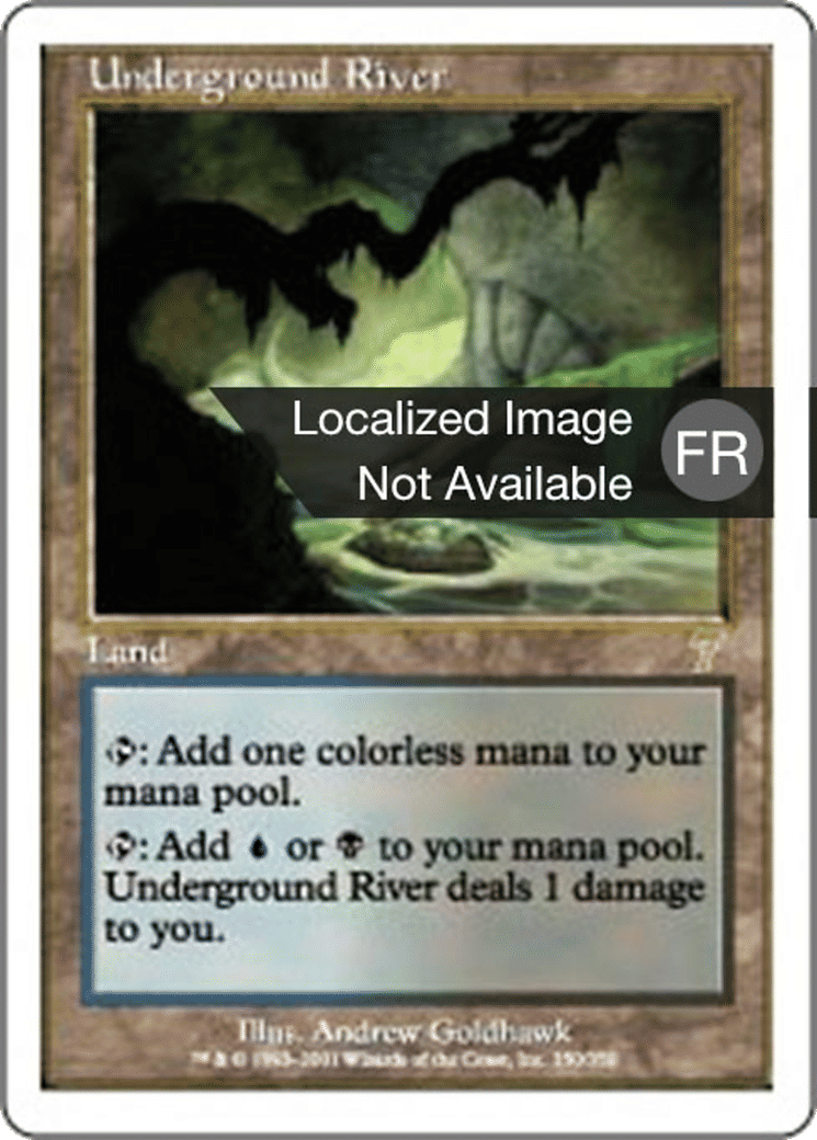 Rivière souterraine — Seventh Edition — Magic: The Gathering
